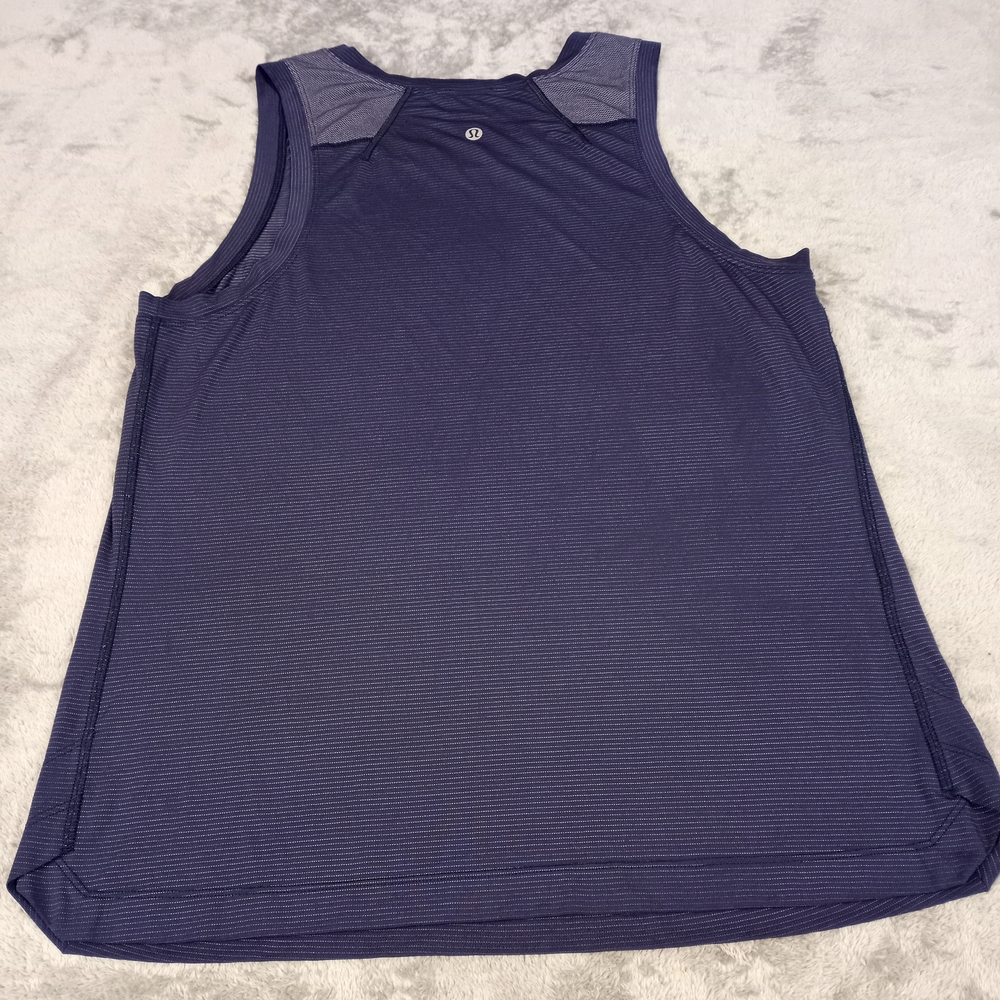 Lululemon Women's Navy Sleeveless Tank Top Size 4 - Picture 6 of 16